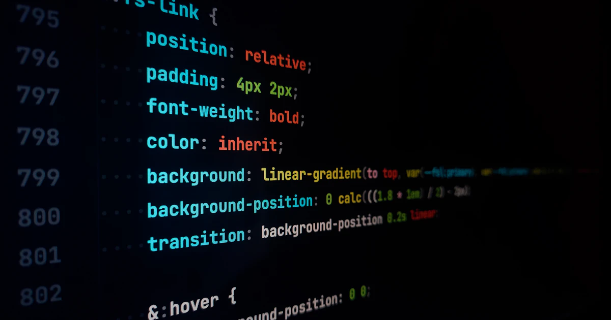 A computer screen showing lines of text
