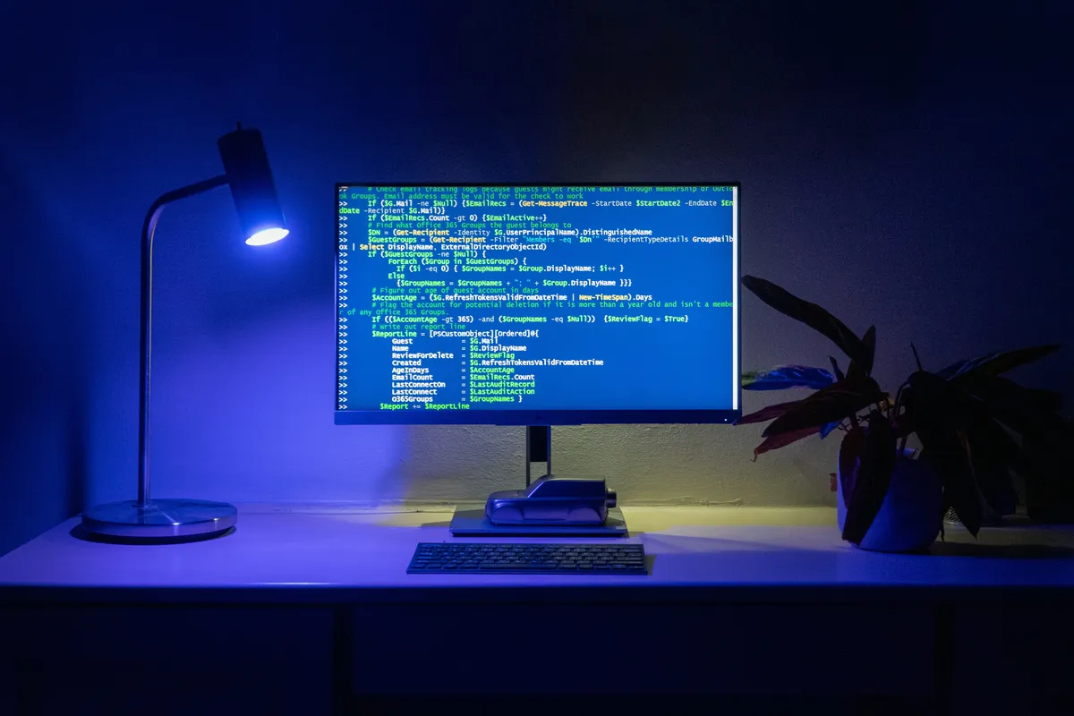 Markup and styles side by side on a developer screen