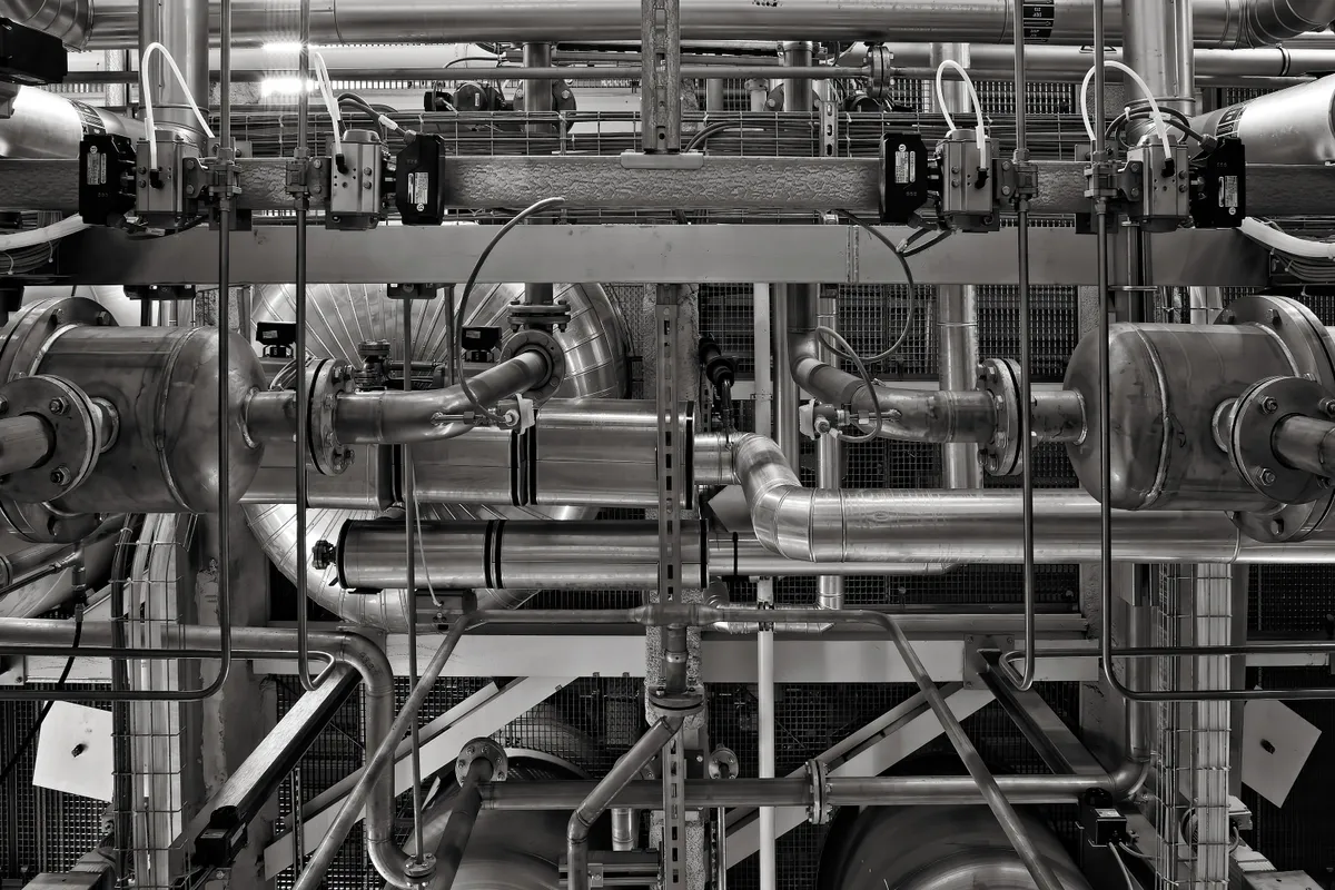 Factory pipework where every valve decides what passes through